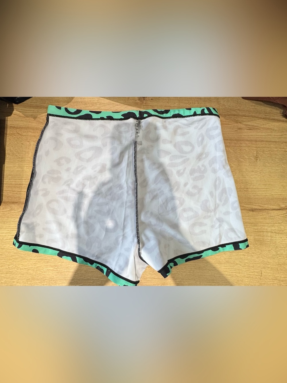 Women’s Black & Teal Leopard Tankini Swim Set - Picture 15 of 16
